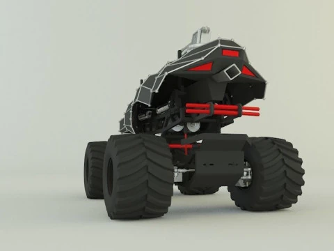 Monster trucks 2 3D Model