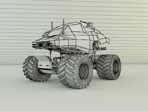 Monster trucks 2 3D Model