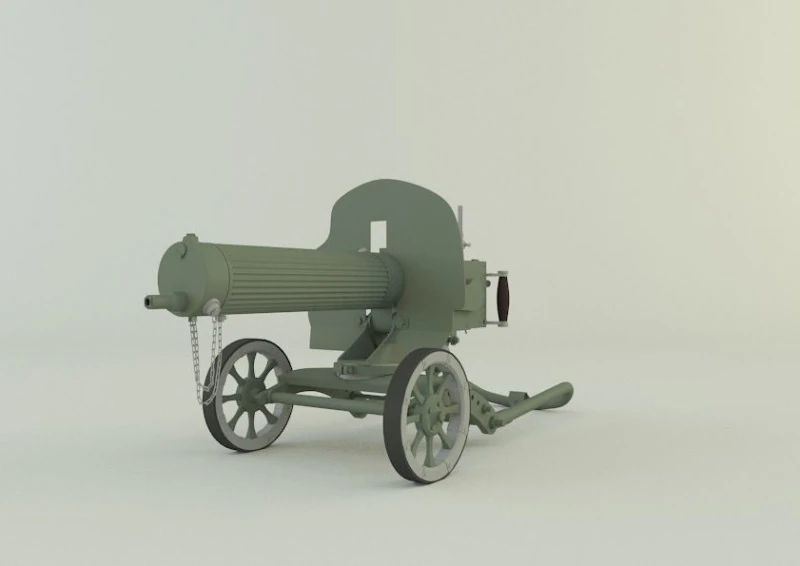 Old machine 3D Model .c4d .max .obj .3ds .fbx .stl .blend 