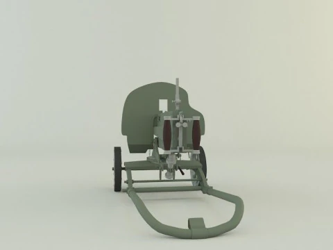 Old machine 3D Model