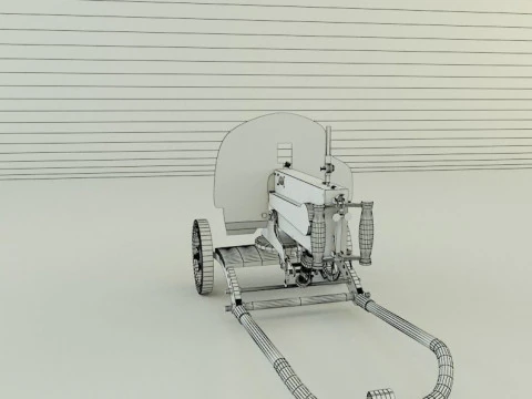 Old machine 3D Model