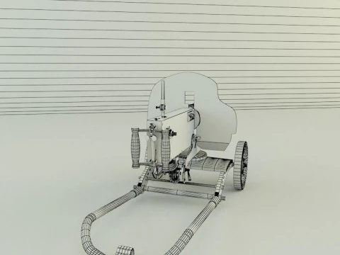 Old machine 3D Model