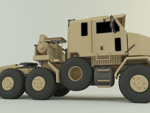 OSHKOSH M1070 military vehicle Modello 3D