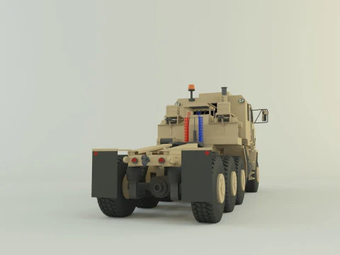 OSHKOSH M1070 military vehicle 3D Model