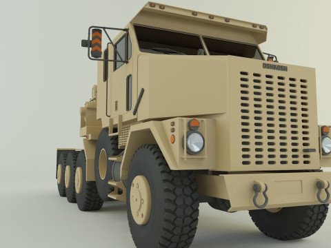 OSHKOSH M1070 military vehicle Modello 3D