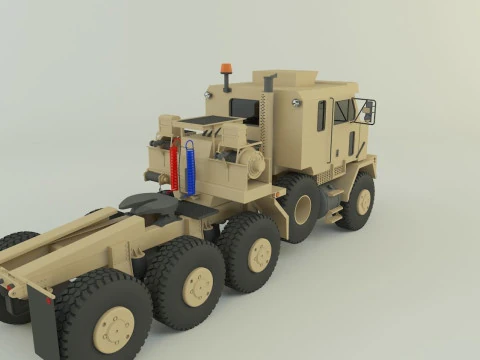 OSHKOSH M1070 military vehicle 3D Model