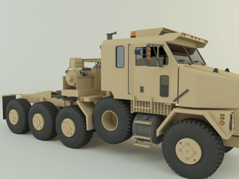 OSHKOSH M1070 military vehicle Modello 3D