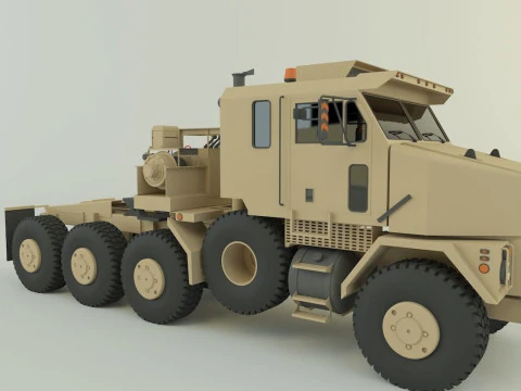 OSHKOSH M1070 military vehicle 3D Model