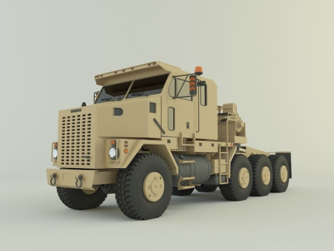 OSHKOSH M1070 military vehicle Modello 3D