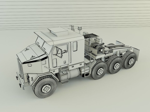 OSHKOSH M1070 military vehicle Modello 3D