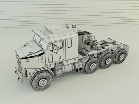OSHKOSH M1070 military vehicle 3D Model