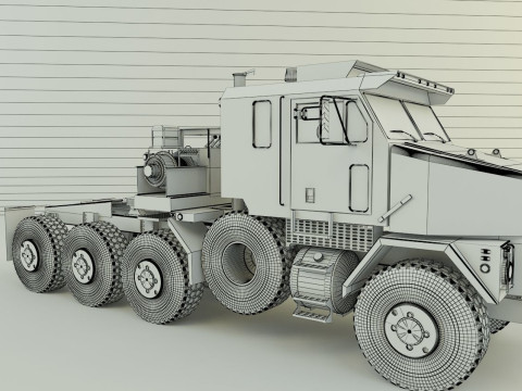 OSHKOSH M1070 military vehicle Modello 3D