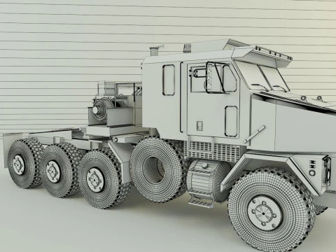 OSHKOSH M1070 military vehicle 3D Model