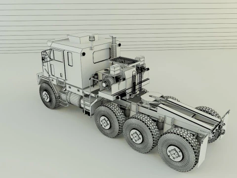 OSHKOSH M1070 military vehicle 3D Model
