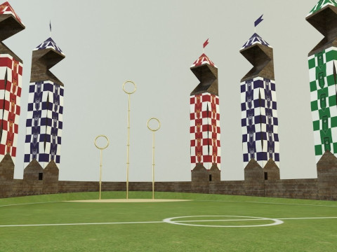 Quidditch stadium Modèle 3D