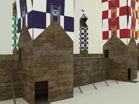 Quidditch stadium Modèle 3D