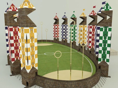 Quidditch stadium 3D Model