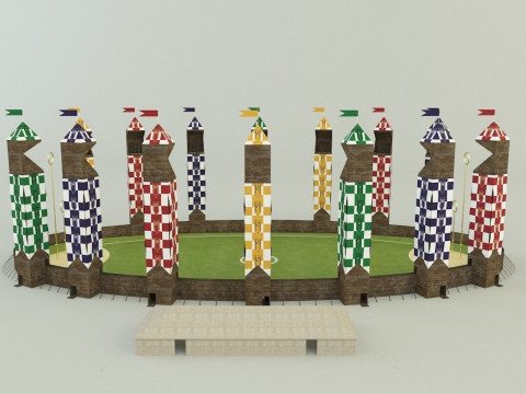 Quidditch stadium Modèle 3D
