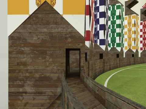 Quidditch stadium Modèle 3D