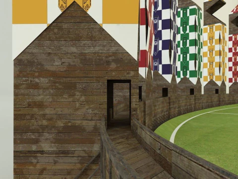 Quidditch stadium 3D Model
