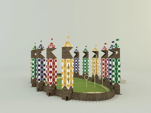 Quidditch stadium 3D Model