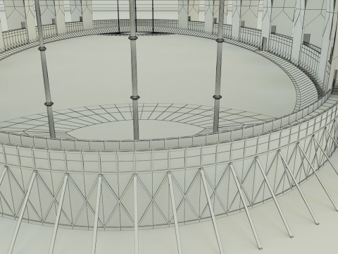 Quidditch stadium Modèle 3D