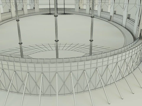 Quidditch stadium 3D Model