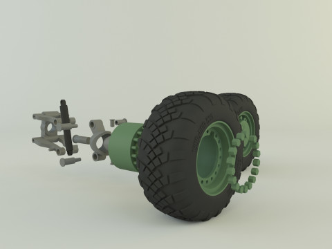 Russian Defense wheel 3D Model