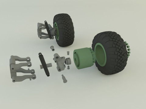 Russian Defense wheel 3D 模型