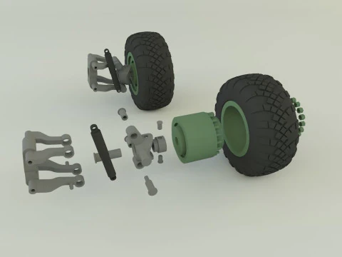 Russian Defense wheel 3D Model
