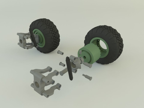 Russian Defense wheel 3D 模型