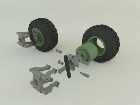 Russian Defense wheel 3D Model