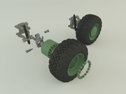 Russian Defense wheel 3D 模型