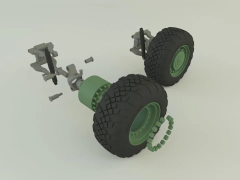 Russian Defense wheel 3D Model