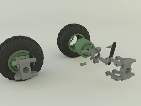 Russian Defense wheel 3D 模型