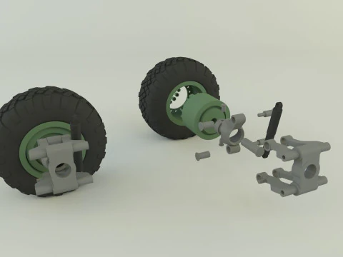 Russian Defense wheel 3D Model
