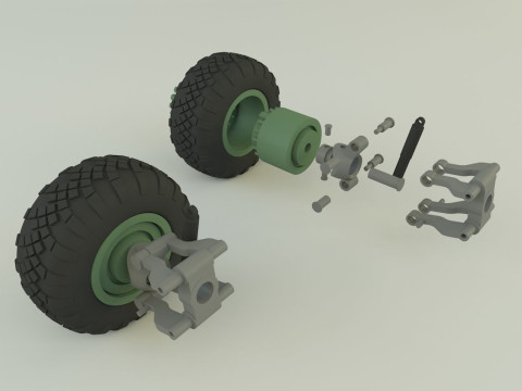 Russian Defense wheel 3D 模型