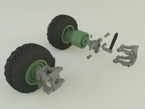 Russian Defense wheel 3D Model