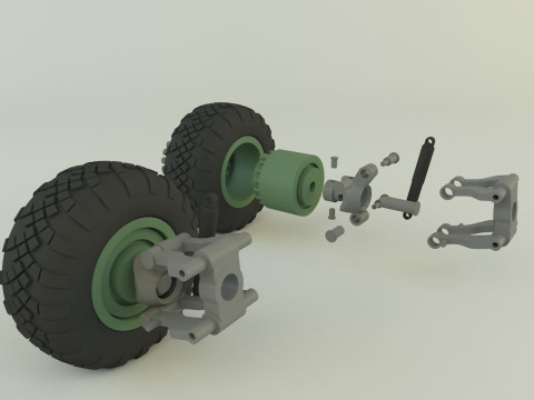Russian Defense wheel 3D 模型