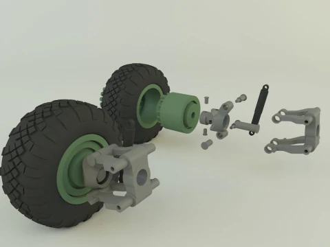 Russian Defense wheel 3D Model