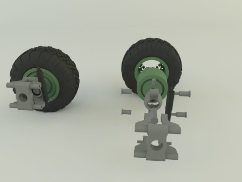 Russian Defense wheel 3D 模型