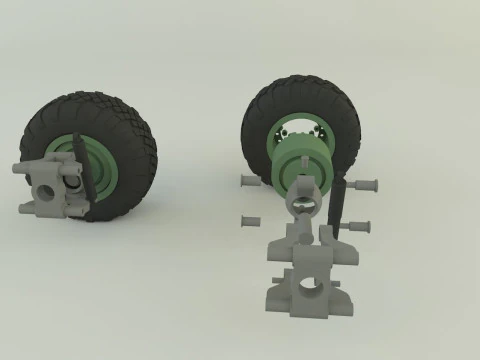 Russian Defense wheel 3D Model