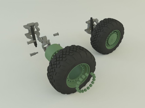 Russian Defense wheel 3D 模型
