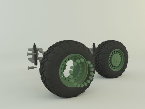 Russian Defense wheel 3D 模型