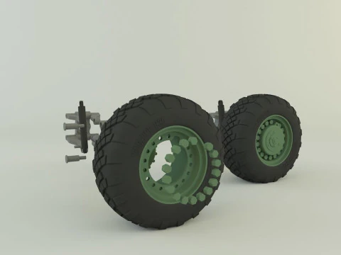 Russian Defense wheel 3D Model