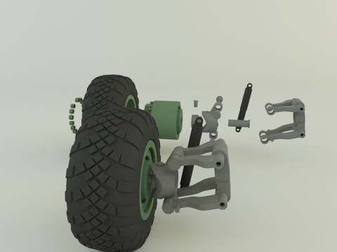 Russian Defense wheel 3D 模型