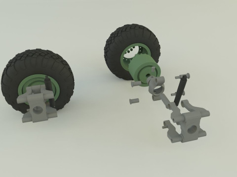 Russian Defense wheel 3D 模型