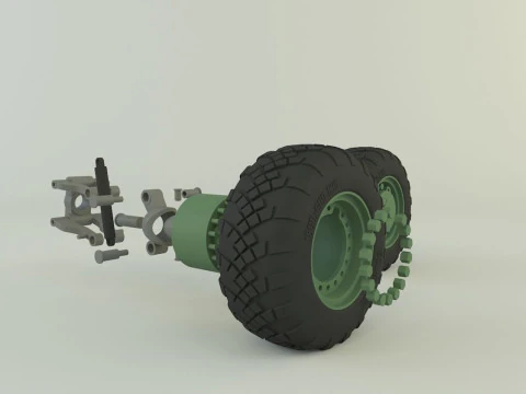 Russian Defense wheel 3D Model
