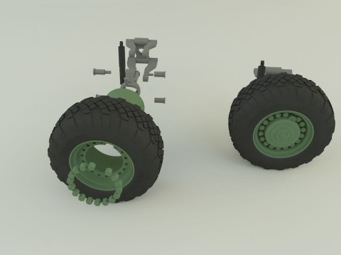 Russian Defense wheel 3D 模型