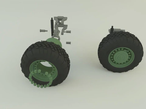 Russian Defense wheel 3D Model